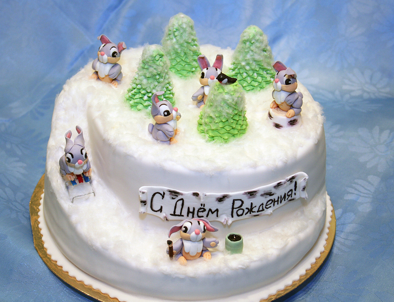 Торты из мастики.