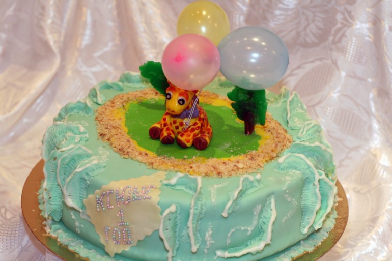 Торты из мастики.