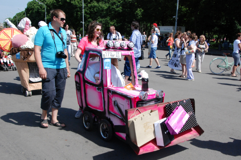 Парк Горького и Парад колясок 2014
