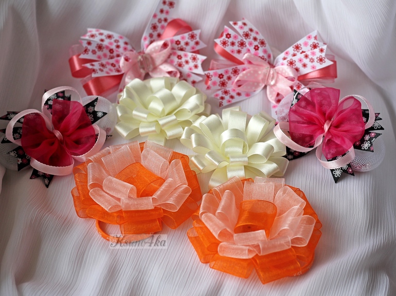 8 Марта - 8 бантиков... или мой подарок доченьке!