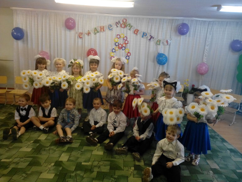 8 марта в садике