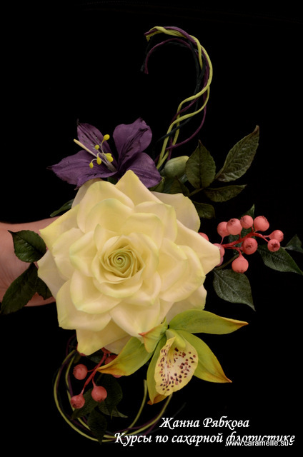 Фотоотчет с курсов по сахарным цветам в г. Уфа)))