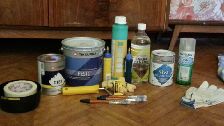 Моя переделка старой мебели