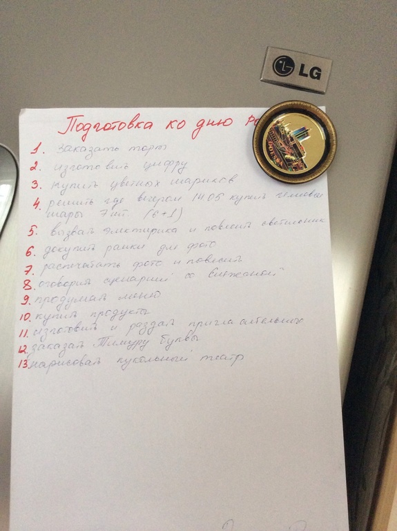 Подготовка ко 2 дню рождения!