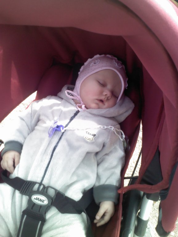 Погуляли сегодня в парке, погода супер!