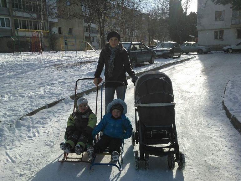 Наши зимние прогулки)