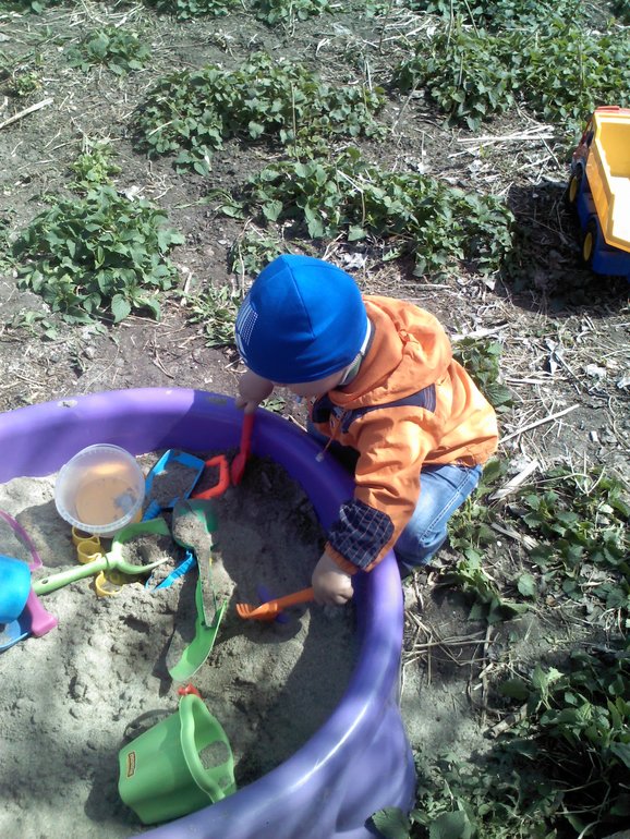 Погуляли сегодня в парке, погода супер!