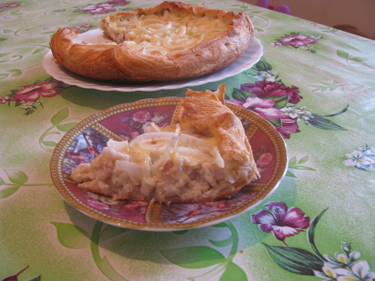 Быстрый рыбный пирог