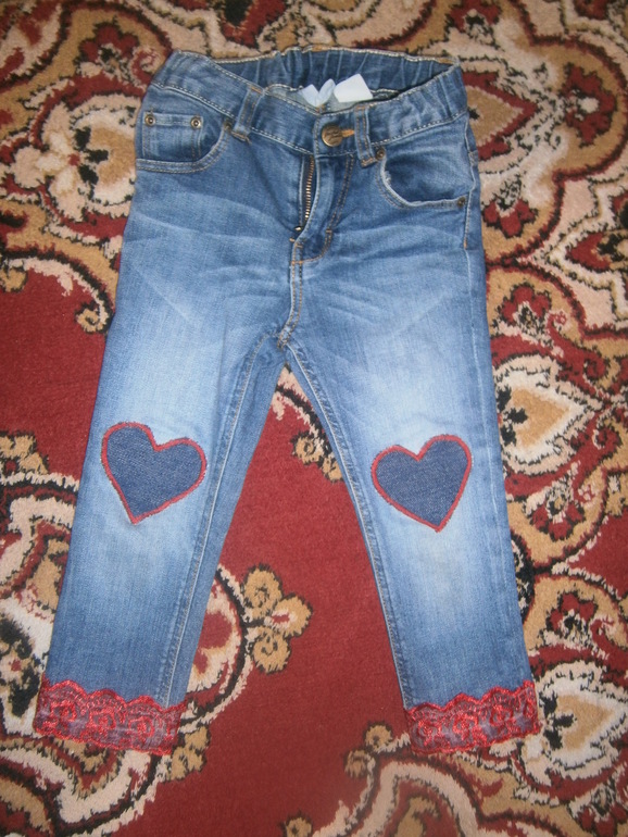 Как мы ремонтировали джинсы.