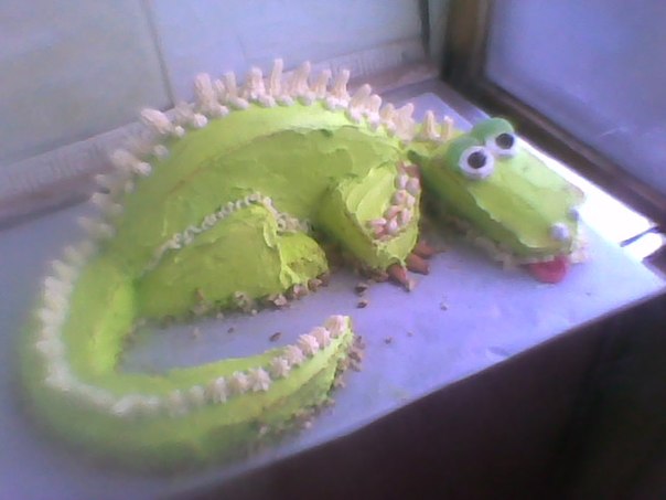 Может кому пригодится ... Торт - дракон!