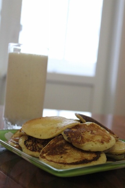 Банановые оладьи