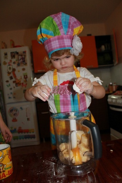 Банановые оладьи