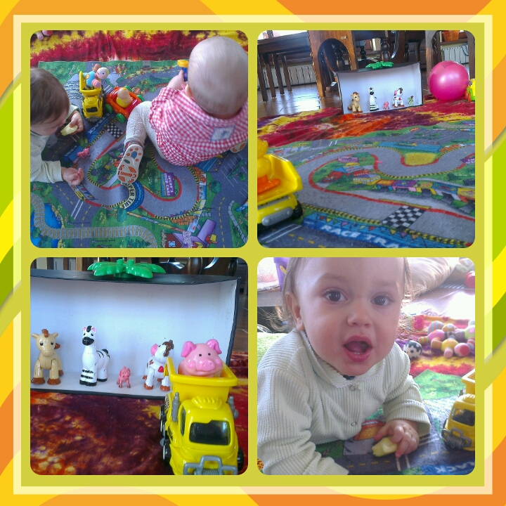 Лёня и Дима играют с Play mama