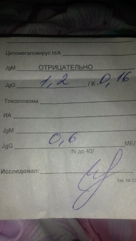 что с анализами?