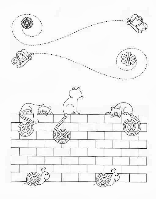 Готовим руку к письму (материал для распечатки)