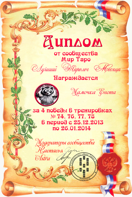 Лучший Таролог Месяца