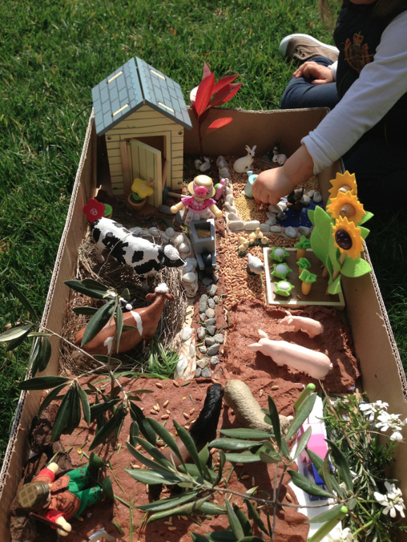 Наш вариант фермы в коробке