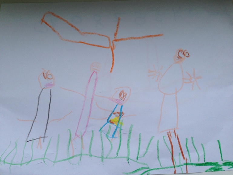 Юный художник))