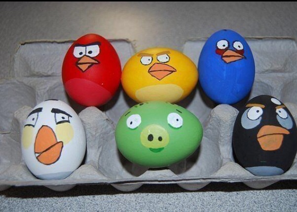 )))))))) еще вариант украшения яиц))