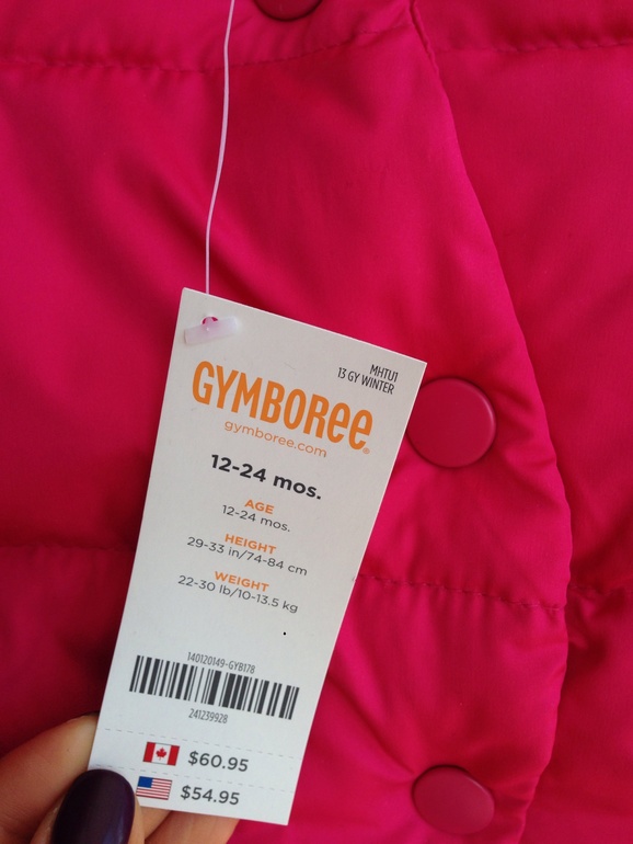 Куртка Gymboree на девочку 1-2 лет