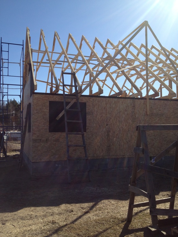 Дача. Стройка 5 неделя.