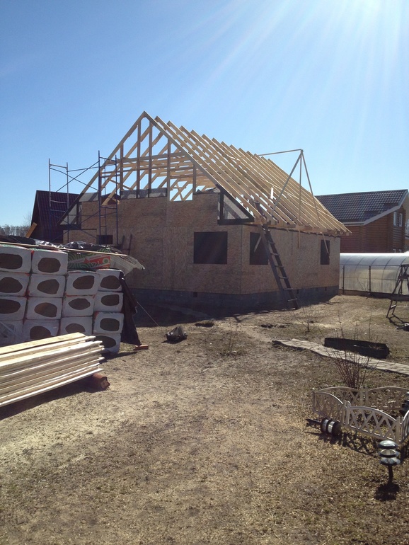 Дача. Стройка 5 неделя.