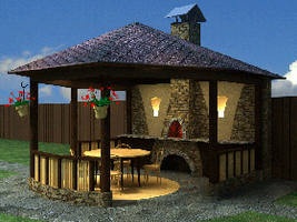 Выбрали беседку