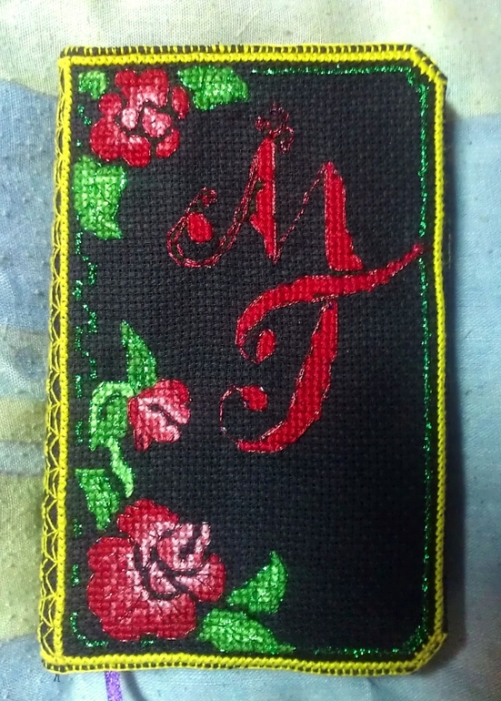 Обложка для блокнота и шеврон.