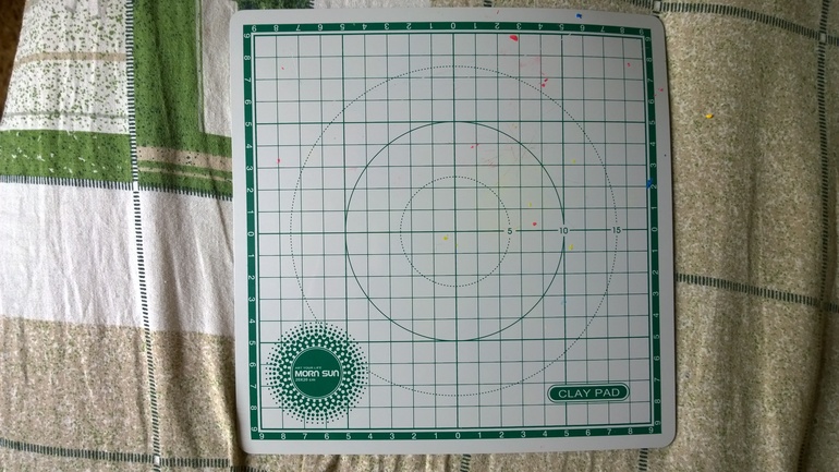 полимерная глина, коврик для резки