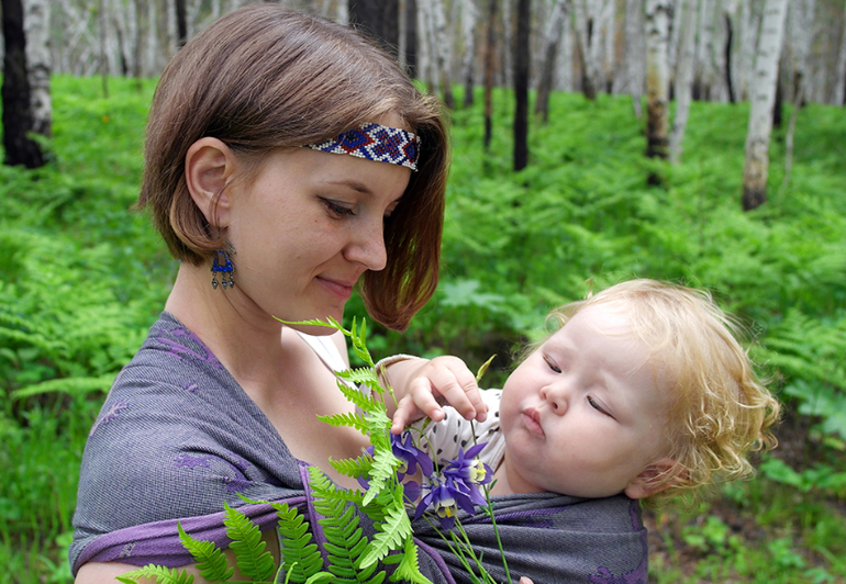 Слингостиль: наш вариант))