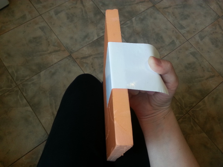 МК как сделать подложку из пенополистирола (пеноплэкса).