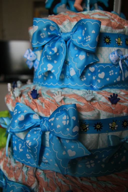 первый опыт =)))Тортики из памперсов