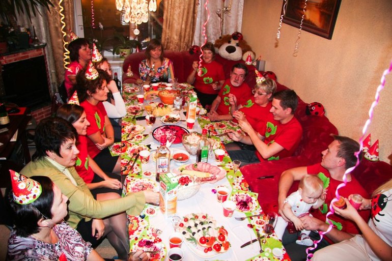 Как мы отмечали 1 годик=)))Вечеринка в стиле Божьих коровок