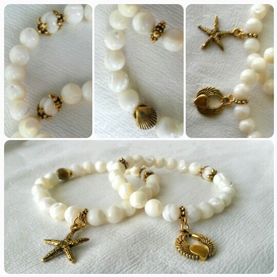 Браслеты с именами из натуральных камней