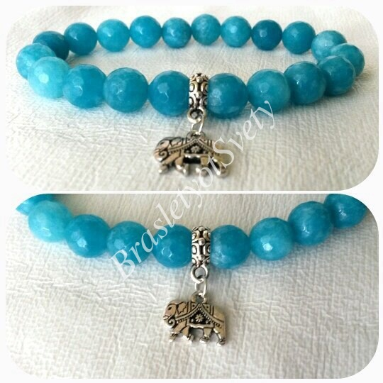 Браслеты с именами из натуральных камней