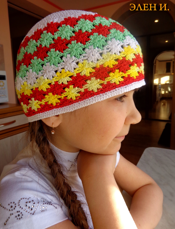 шапочка краски лета