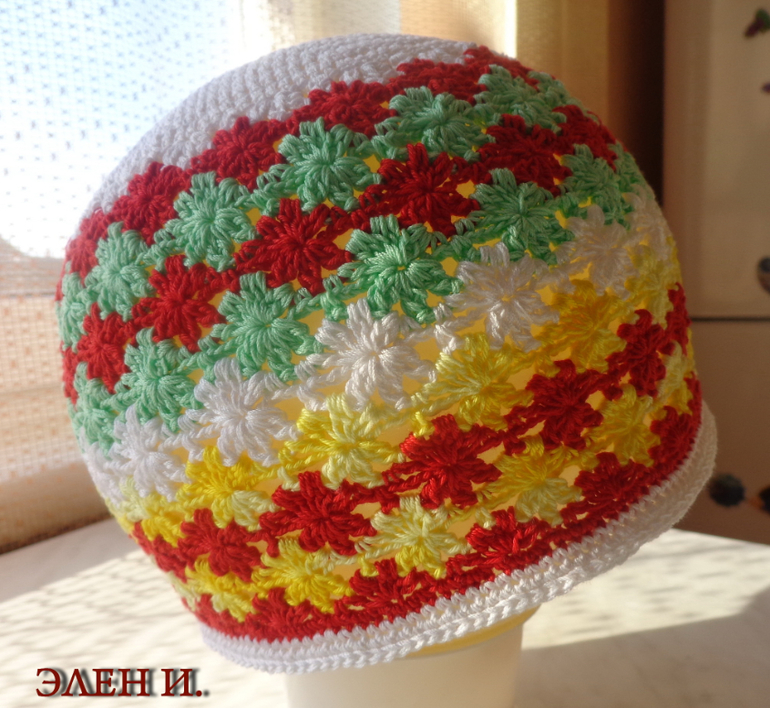 шапочка краски лета