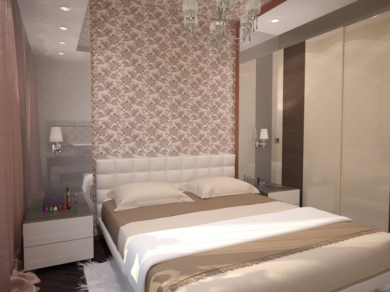 что за обои и люстра?