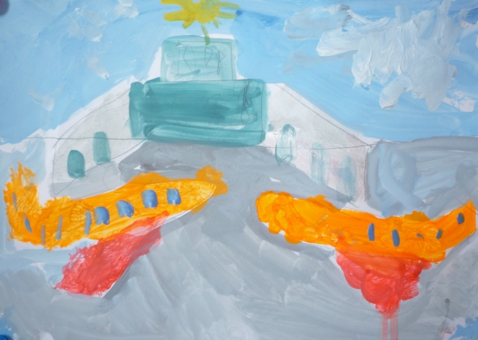 Яна и живопись (март-апрель 2014 г.)