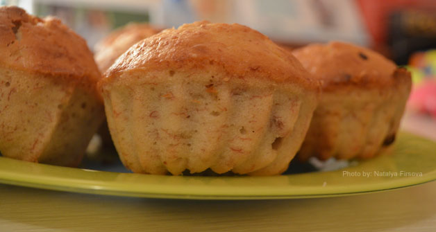 Веганские банановые кексики