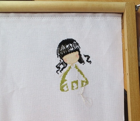 Малышка в зеленом.