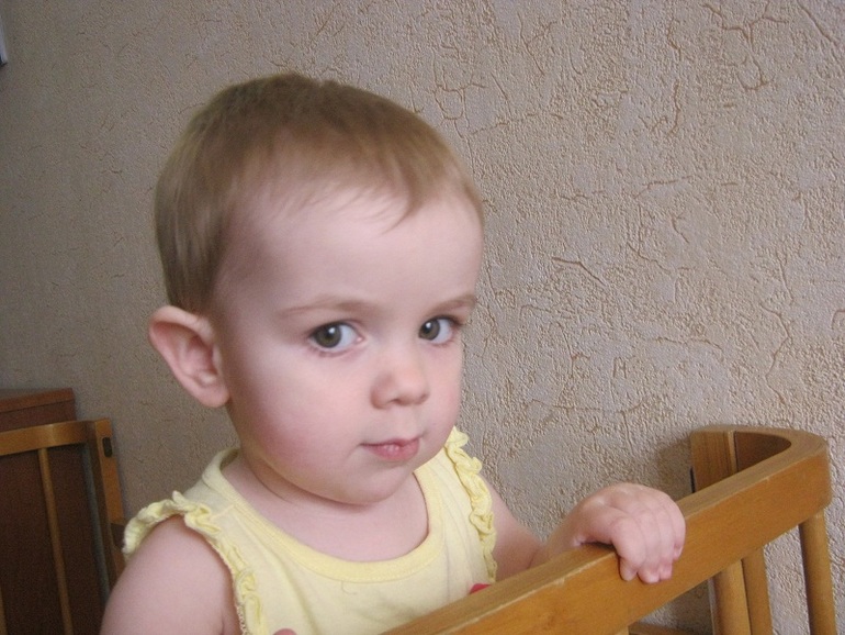 Полине 1 год и 7 месяцев