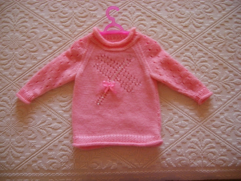 Моё вязание из остатков пряжи и другое.