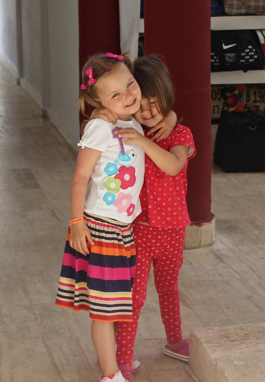 Наша Лизавета на отдыхе в Турции