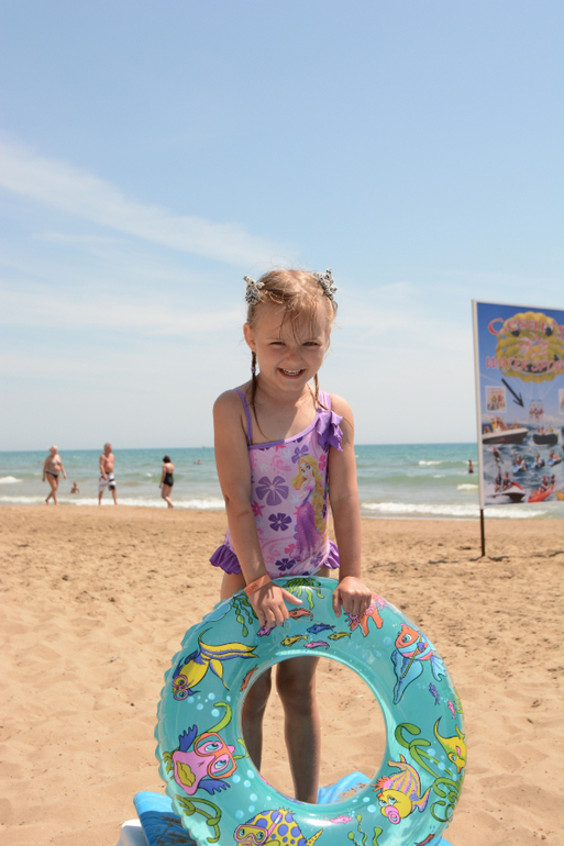 Наша Лизавета на отдыхе в Турции