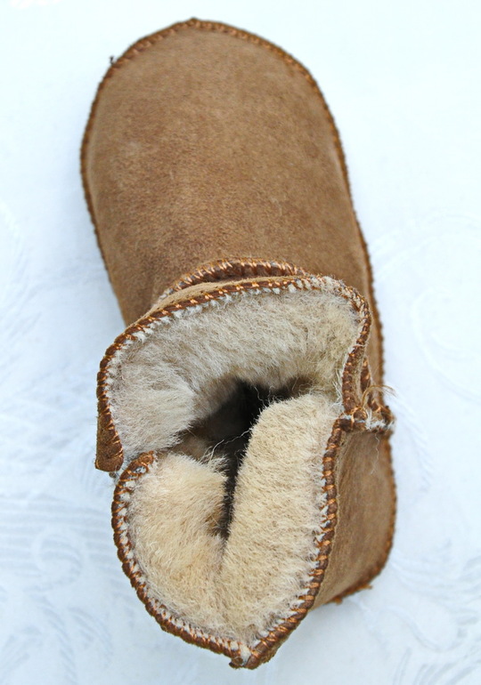 Маленькие Пинетки Угги - Мех и замша UGG из Australia