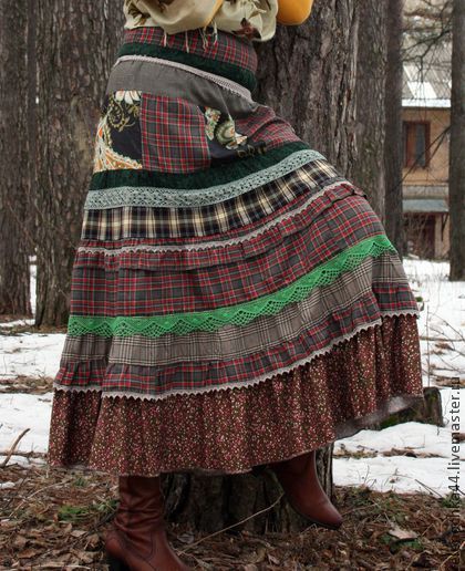 Юбки в стиле бохо