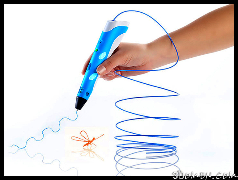 Ручка 3D stereo Drawing pen RP-100B для рисования. - запись