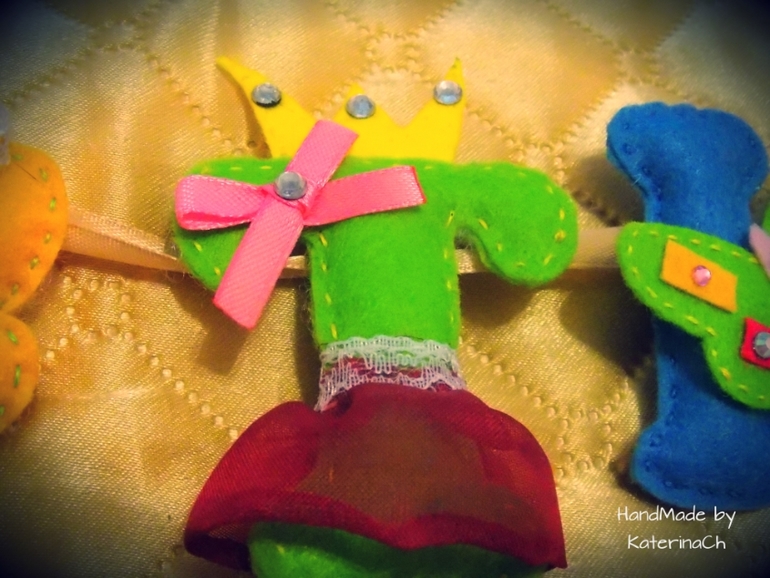 Именная гирлянда из фетра