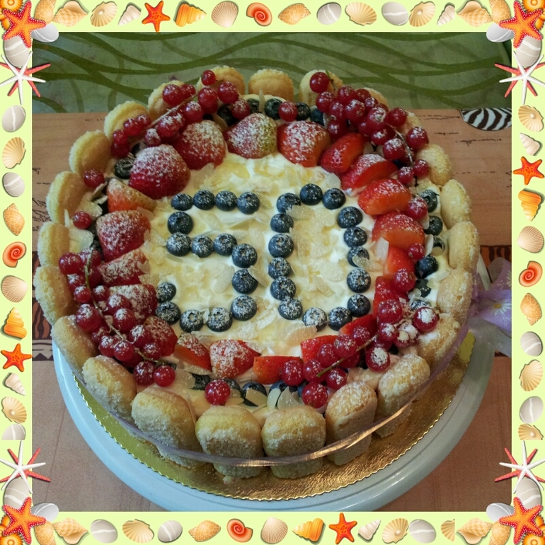 Тортик с ягодами